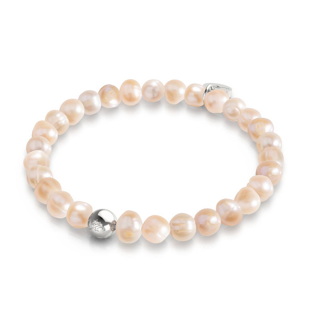 Champagne | Argent sterling 925 | Bracelet en perles d'eau douce